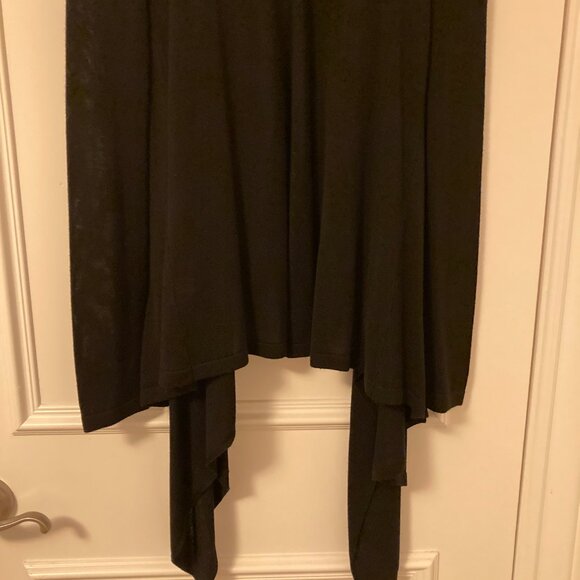 Bebe open front cascade drape cardigan - Picture 7 of 12